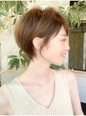 大人綺麗なエレガントショートボブ/ひし形ショート/30代40代50代