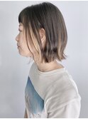 【morio原宿】外ハネボブ インナーカラー