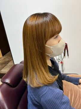 ヘアーカルチャー 小倉台店 HAIR CULTURE ミディアムストレート