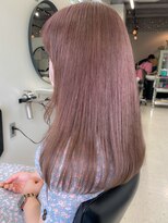 ヒビヲ(HIBIO)&nbsp;ダブルカラーピンクベージュピンクカラーケアブリーチミニボブ