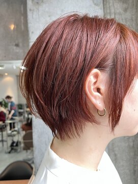 サクラ 岐阜(SAKURA) 似合わせカット　コーラルピンク