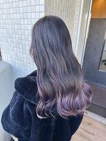 リグ 横浜(Lig.)&nbsp;ケアブリーチ紫グラデーションパープルカラー