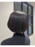 ミニボブ/丸みボブ/まとまるボブ/地毛風カラー