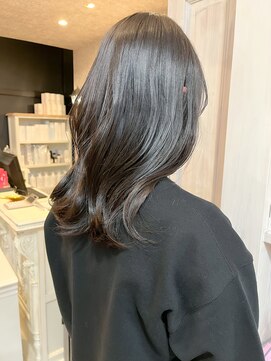 キャアリー(Caary) 福山市美容室Caary 人気暗髪ラベンダーアッシュ トレンド艶髪