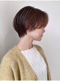 マッシュショート/小顔/ハンサムショート/吉祥寺/イルミナカラー