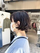 アクアオモテサンドウ(ACQUA omotesando) 切りっぱなしボブパーマ【世良綾花】