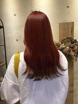 アチーブ ヘア デザイン(achieve hair design) #ワインレッド#レッドカラーニュアンスカラー艶カラー透明感