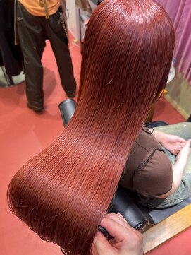 エマ(emma) 艶髪×オレンジ×レッドカラー