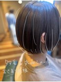 ショートボブ／多毛／レイヤースタイル
