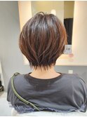 大人可愛い20代30代40代50代丸み田嶋ショート019