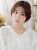 艶カラー前下がりショートヘルシースタイルa大宮20代30代40代