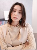 ■外国人風カラーうる艶髪大人ボブウルフM.SLASHセンター南21-1