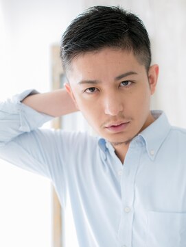 グルーミングサロン バーバー キャッスル 北浦和西口(Grooming salon Barber Castle) 20代30代ビジネス黒髪フェードカットベリーショートY北浦和