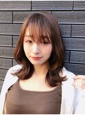ミニウルフレイヤーカット顔周りカット前髪カット韓国ボブ/銀座