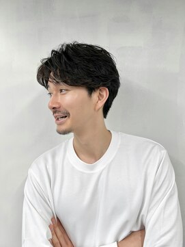 ヌーク 押上店(NooK) センターパート/アップバング/ビジネススタイル/メンズサロン