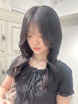 クレビア 名古屋(CreBiA)&nbsp;顔周りレイヤー/レイヤーカット/似合わせ/ナチュラルブラック