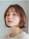 30代40代50代◎大人ナチュラルレイヤーブブ/白髪ぼかし/髪質改善