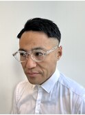 メガネ男子！！大人の黒髪ツーブロック