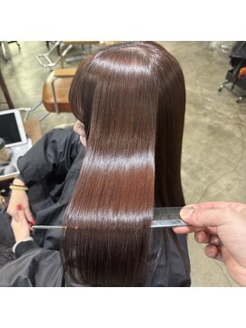 サロンドミルク 原宿(salon de MiLK) 【原宿／明治神宮前】ケアカラーで艶髪へ　ラベンダーブラウン