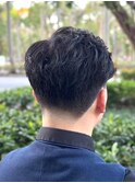テーパーフェードフェザーショート
