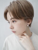 ギークス(GEEKS) 【GEEKS渋谷】マッシュショート/ミルクティーブラウン/冬カラー