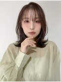 ゆるふわくびれミディ アッシュブラウン