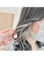 アッシュ 北千住店(Ash) 【ブリーチ2回】ホワイトシルバーカラー