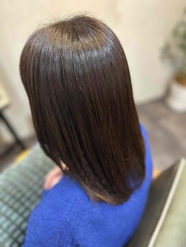 アフィックス ヘア 小岩駅前店(affix hair) 大人女性に人気のモカブラウン