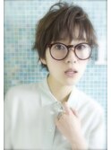 【BELLA】Cカールパーマでフレンチガーリーショート♪
