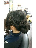 結婚式ヘアセット