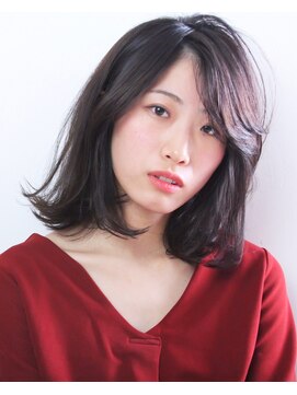 コッチ(kocchi.) 大人可愛い☆伸ばしかけ小顔ふわミディビターショコラ