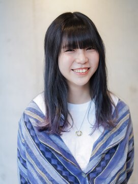 ダヴィン 中目黒(DaVin) 【DaVin 中目黒】裾カラー ブルージュ×ラベンダー