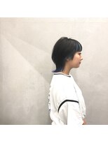 エヌ(N)&nbsp;N/92co. ウルフヘア×インナーカラーブルー