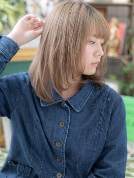 カバーヘア ブリス 川口(COVER HAIR bliss) 外国人風ハイトーンカラー小顔ワンカールa川口10代20代30代