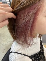 ヴィントベース(VINTBASE)&nbsp;【インナーカラー】ピンク×ホワイト