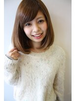 トゥーリ 長崎住吉店(tuuli)&nbsp;tuuli住吉☆大人可愛いボブルフショコラベージュ20代30代40代