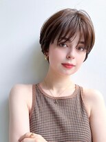 トルネード(TORNADO) 大人ショートヘア 前髪あり 丸顔面長エラ張りハチ張り K0828