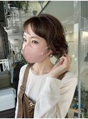 YUJI style NO.2８　 大人パーマショートショコラアッシュ