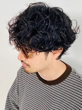 ウェイビーエフティフィフス 横浜西口(WAVEY ft.fifth) メンズマッシュメンズヘア波巻きスパイラルパーマ波巻きパーマ