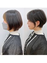 マッシュアンドマッシュアヴェダ ららぽーと福岡店(mash&mash AVEDA)&nbsp;丸みショート・髪質改善・アヴェダオーガニックカラー