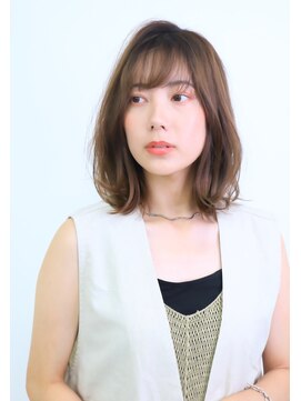 フォルテ 掛川店 ゆるふわ韓国風【掛川 美容室 ミディアム】