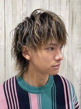 ヨシザワインク バンダイ(YOSHIZAWA Inc. BANDAI) ウルフマッシュ/10代20代/ウルフ/メッシュ/ツーブロック