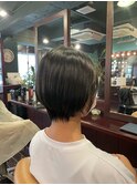 クビレショート/ショートボブ/ハンサムショート