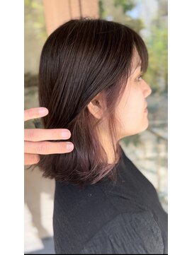 ウェイビィ 藤沢(WAVY) ピンク　インナーカラー