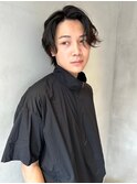 センターパート/ニュアンスパーマ