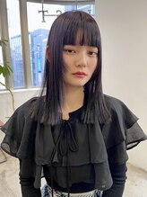 チェスト 神戸本店(CHEST)&nbsp;【永久ひろ美】アクセントを加えたミディアムヘア