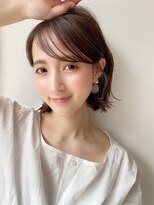 ハニー 町田(HONEY)&nbsp;20代30代40代大人の愛されボブ　くびれ　ダークオリーブベージュ