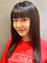 ヘアリゾート粋 新宿三丁目本店&nbsp;セミロングストレート/小顔カット