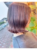 髪質改善カラー☆ラベンダーグレージュ