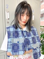 ネス(ness)&nbsp;インナーカラーイヤリングカラーダブルカラーベージュカラー韓国